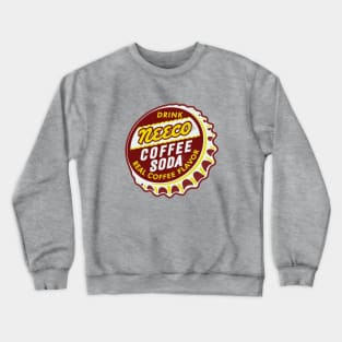 Vintage Neeco Coffee Soda Bottlecap Crewneck Sweatshirt